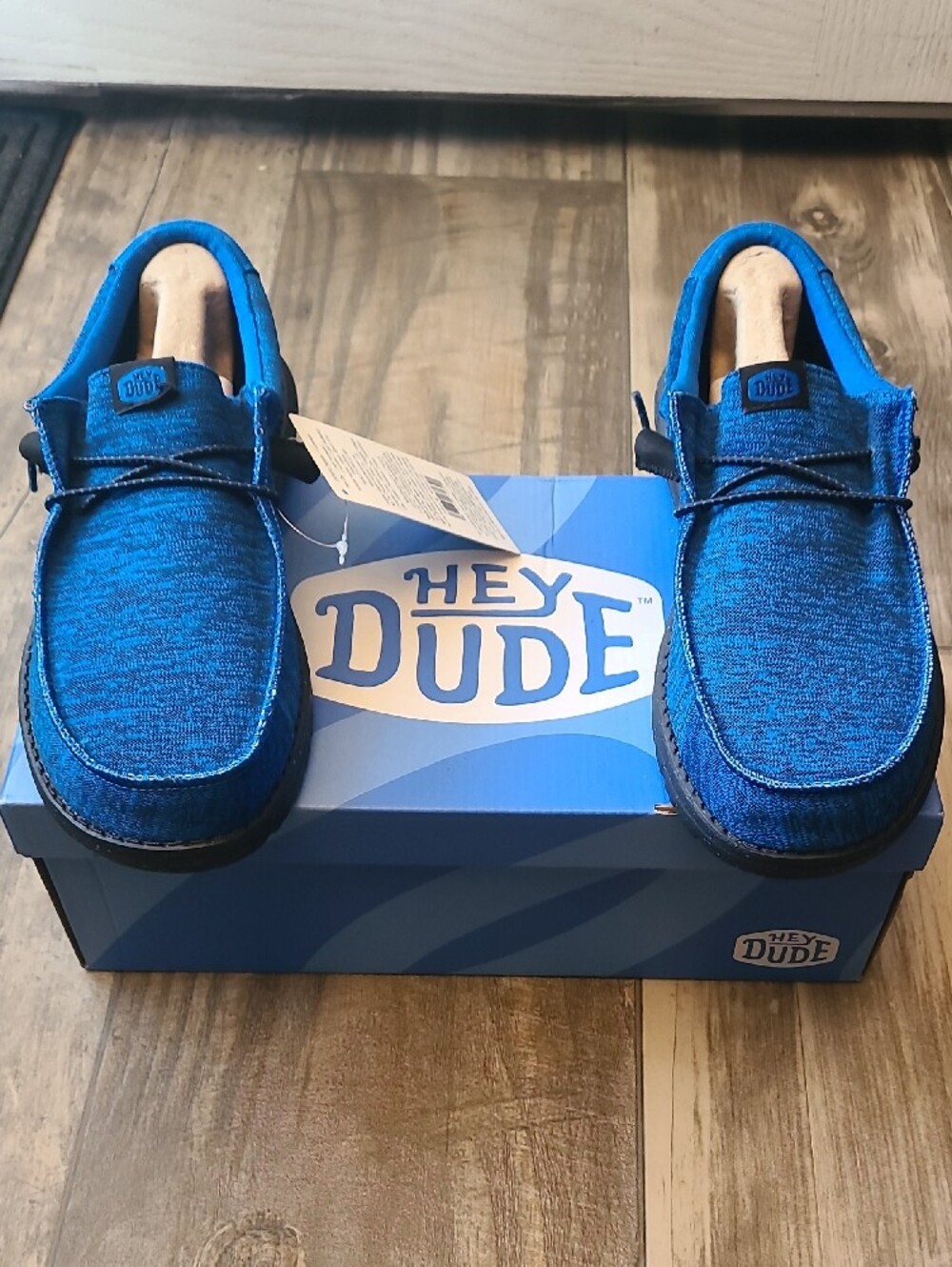 Hey Dude Blue Slip-On Loafers for Men - Picture 2 of 6